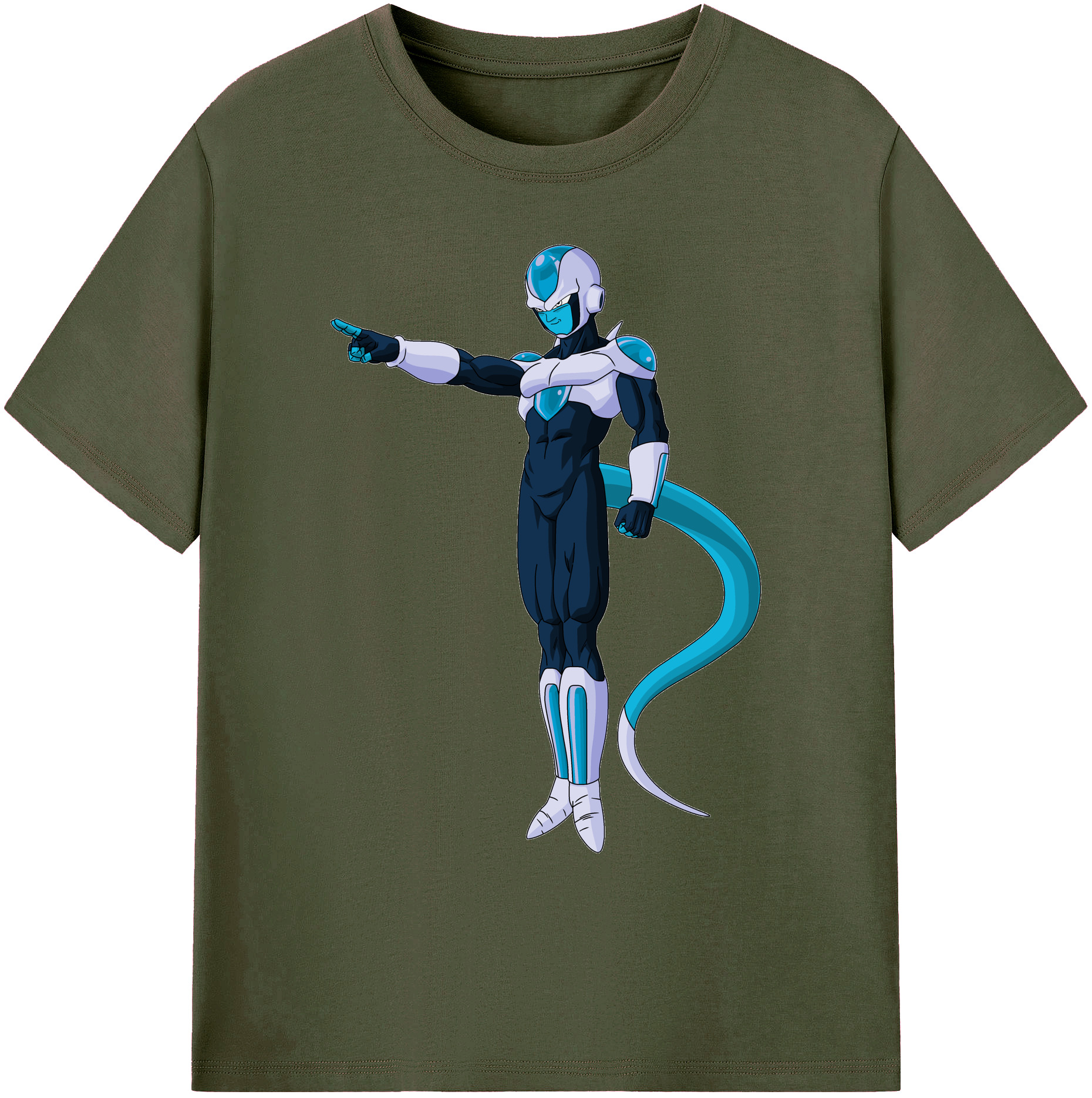 （画像用） ドラゴンボール フリーザ DRAGON BALL Frieza 綿100％ メンズ半袖Tシャツ｜肌触りやわらか＆通気性